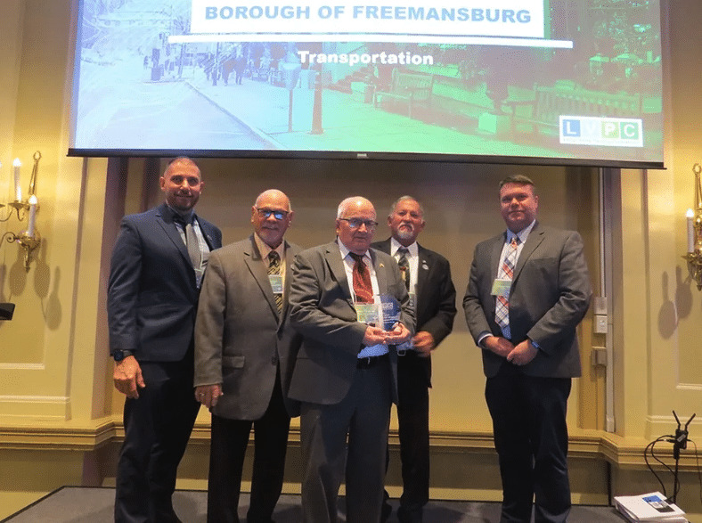 Borough of Freemansburg Wins 2025 LVPC Transportation Award with Support from Carroll Engineerin﻿g